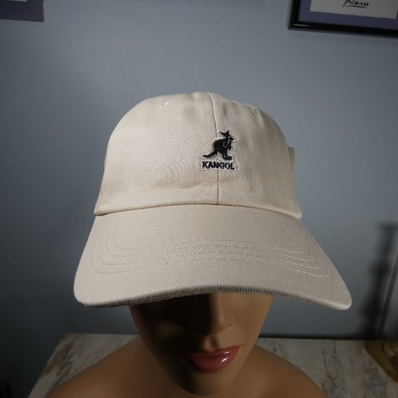 Fashionable Kangol Adjustable Cotton Baseball-style Cap Hat Ivory